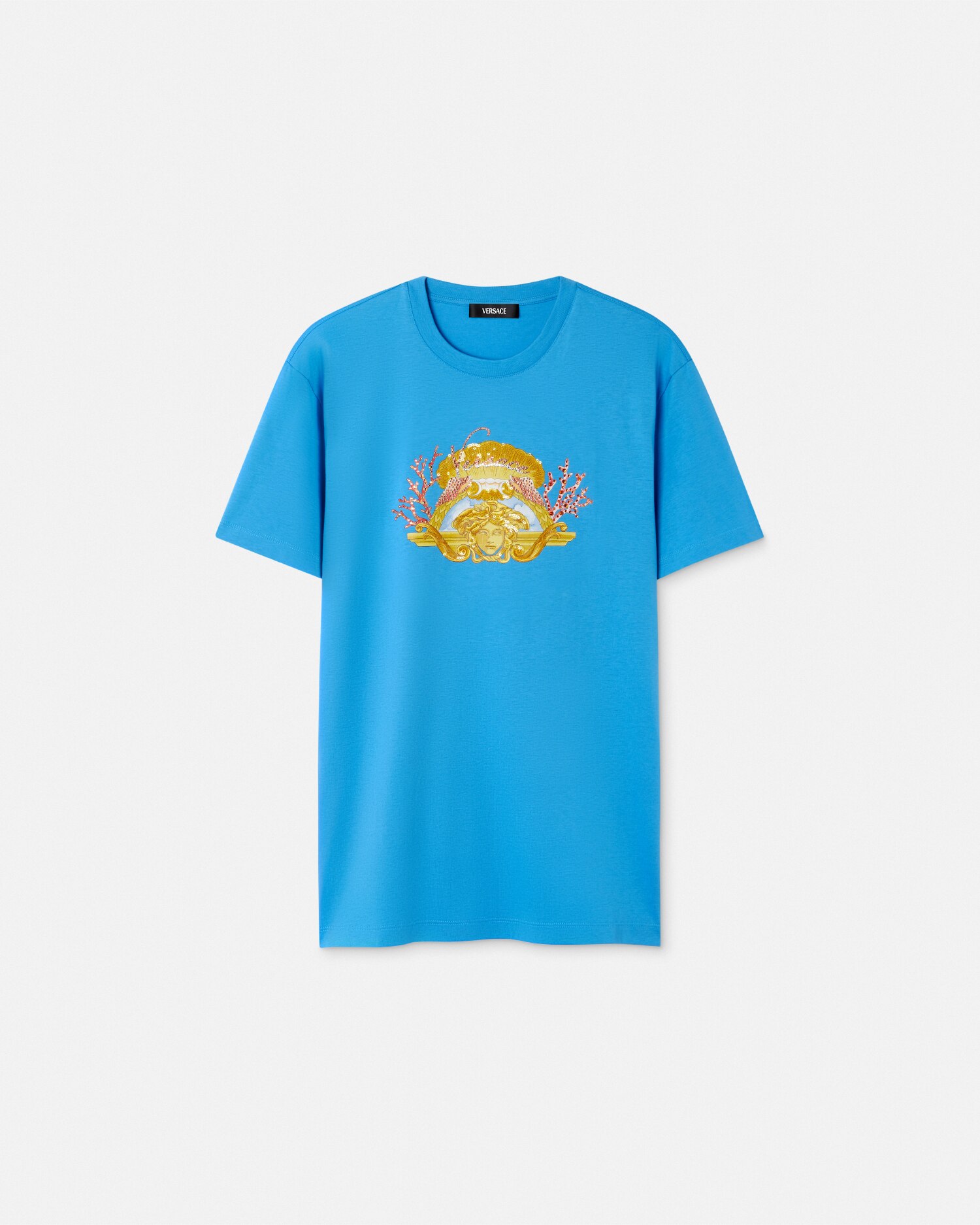 VERSACE - 20 ヴェルサーチ Tシャツ メデューサ 半袖 デカロゴ