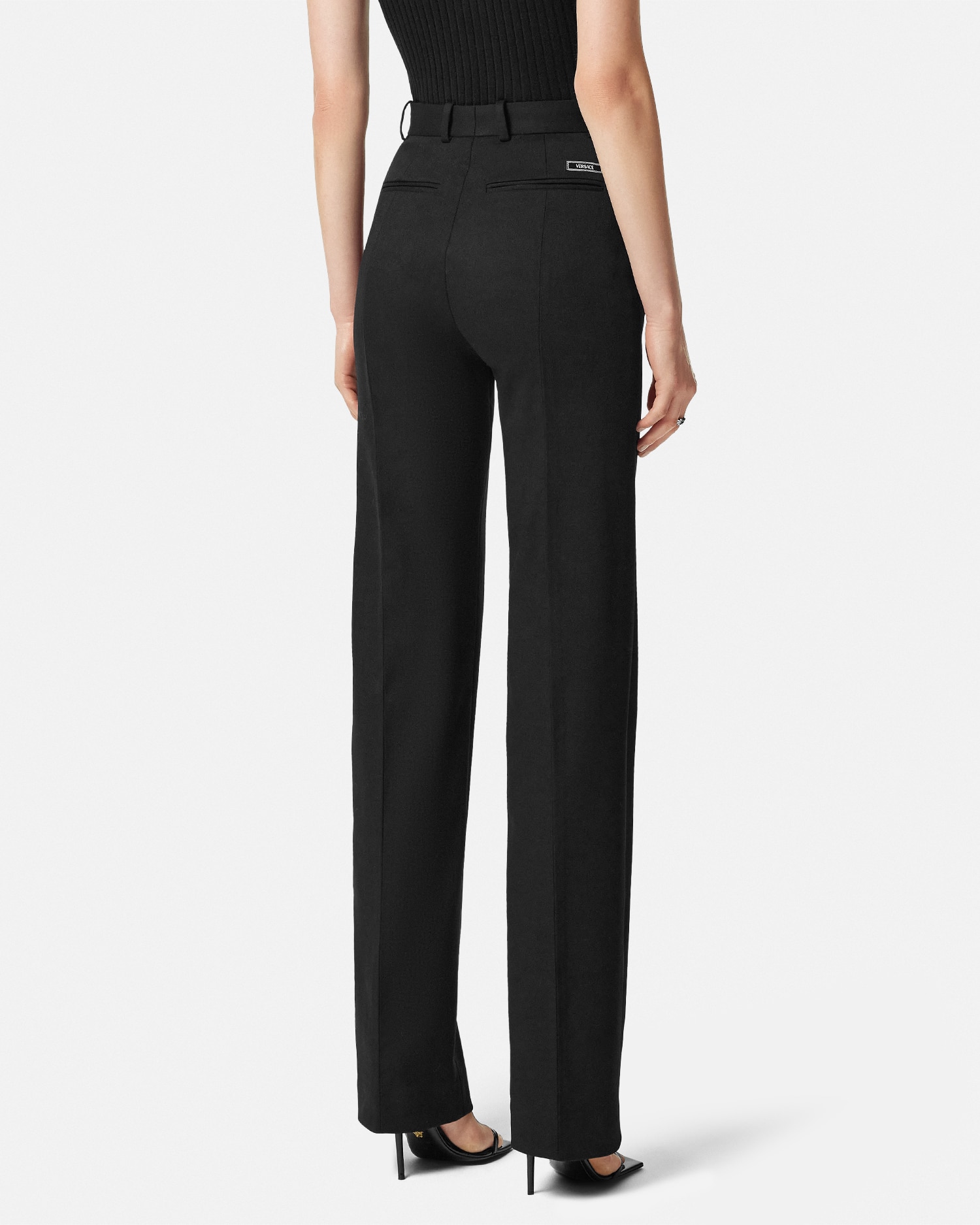 VERSACE ウール 混 Fla Leg パンツ 90_1017684-