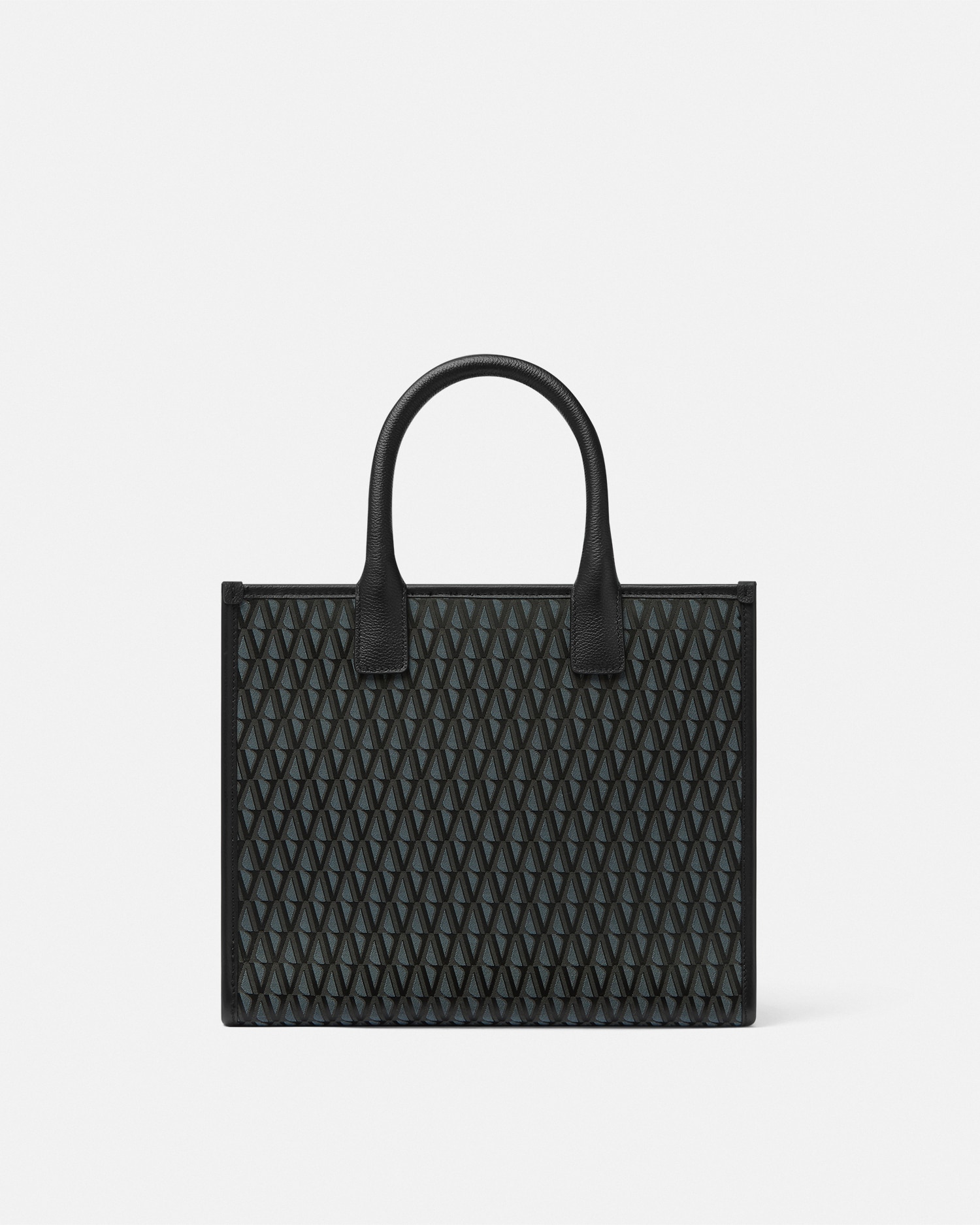希少 VERSACE ナイロントートバッグ メデューサ クロコ型押し A4収納可 90_1005861-1A16242_1B09V_30_~V