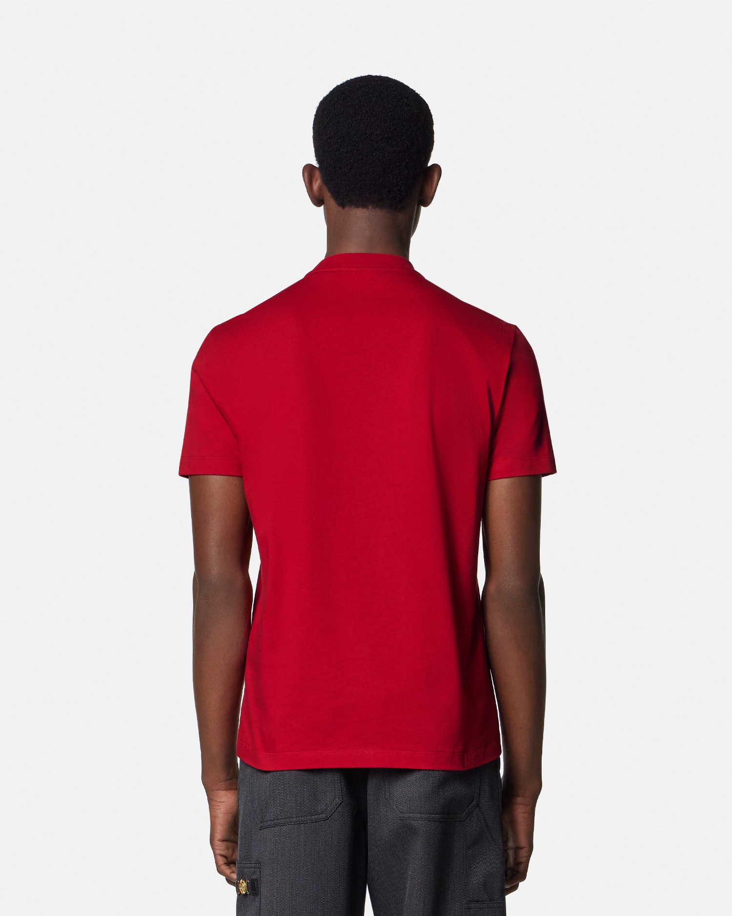 [VERSACE] コンパクト コットンジャージー Tシャツ VJC74GAHY02-CJ05Y-003SS23(1).jpg
