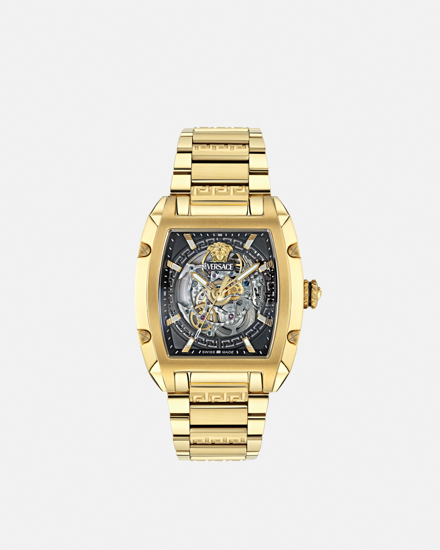 ヴェルサーチェ ドミナス スケルトン ウォッチ ゴールド | VERSACE JP