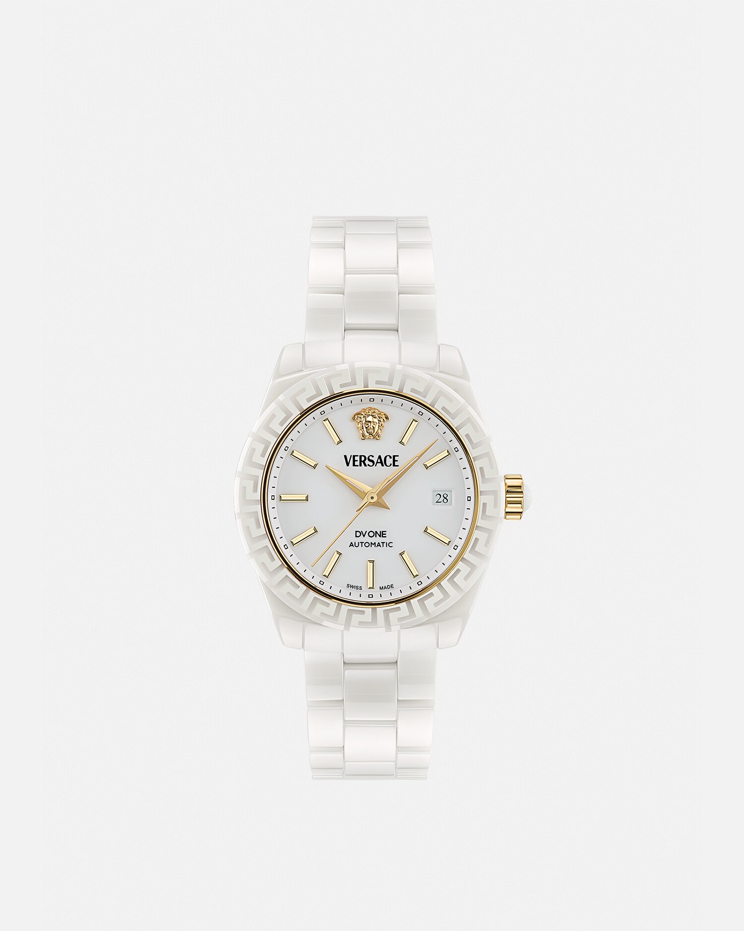 ヴェルサーチ Versace ミーアンダー VELW01322 ホワイト文字盤